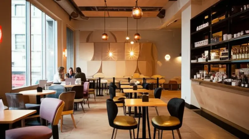 บรรยากาศ การแต่งร้านและมุมถ่ายรูปยอดนิยม — การตกแต่ง สภาพเสียง โต๊ะนั่ง เหมาะสำหรับทำงานหรือพบปะสังสรรค์