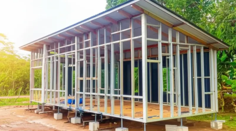 การติดตั้งและการปรับแต่งบ้านน็อคดาวน์ให้เหมาะกับสภาพอากาศและวิถีชีวิตชาวเลย: การกันชื้น ระบบไฟฟ้า ระบบน้ำ และการระบายอากาศ