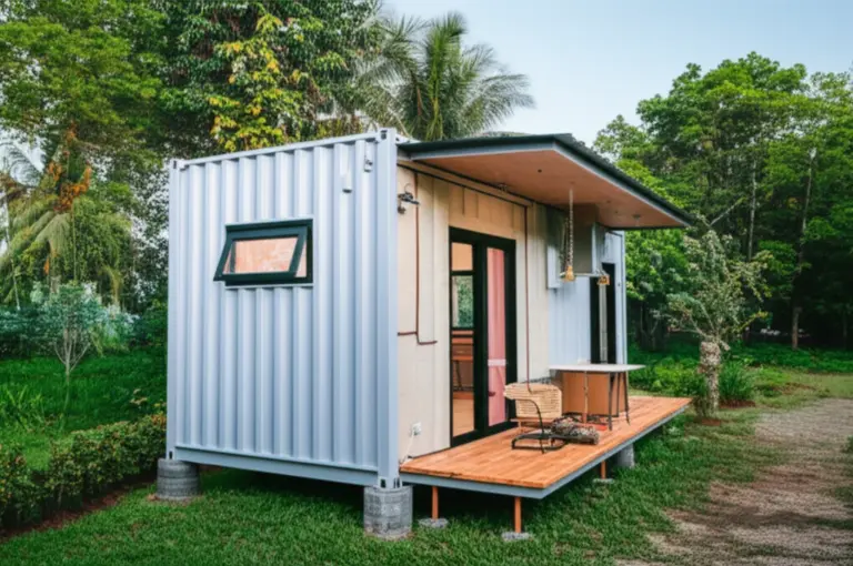 การปรับแต่งและงานตกแต่งภายใน/ภายนอกสำหรับบ้านคอนเทเนอร์ในสภาพภูมิอากาศมุกดาหาร (ฉนวนกันร้อน ระบบไฟฟ้า สุขาภิบาล)