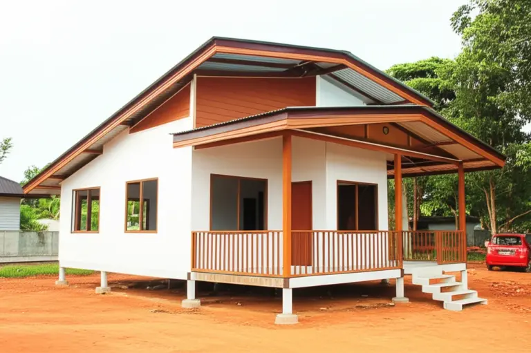 งบประมาณ การออกแบบ และวัสดุที่เหมาะสมสำหรับบ้านน็อคดาวน์ในสภาพอากาศหนองบัวลำภู