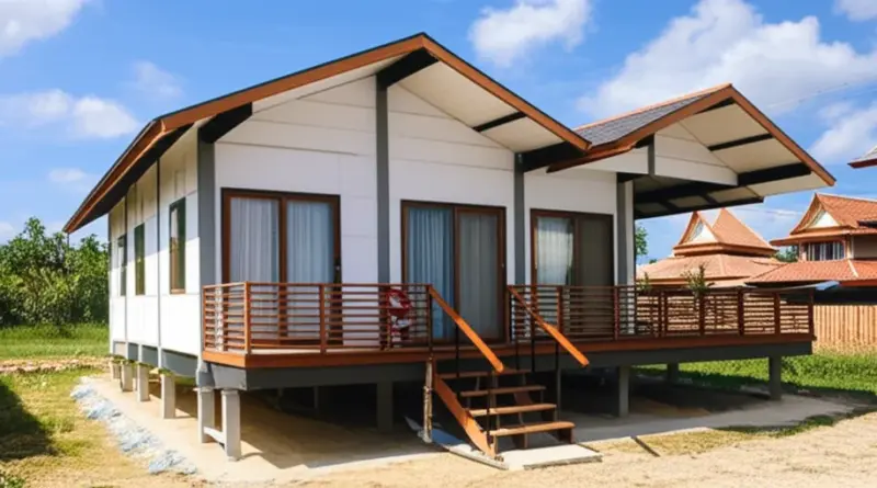 ทำไมบ้านสำเร็จรูปเหมาะกับสภาพอากาศและชุมชนในหนองคาย: ข้อดี-ข้อเสีย เทียบกับบ้านก่อสร้างทั่วไป