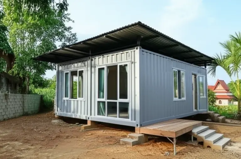 บ้านคอนเทนเนอร์ สกลนคร: คู่มือครบจบ ตั้งแต่แนวคิดออกแบบ ถึงการขออนุญาตและผู้รับเหมาในพื้นที่