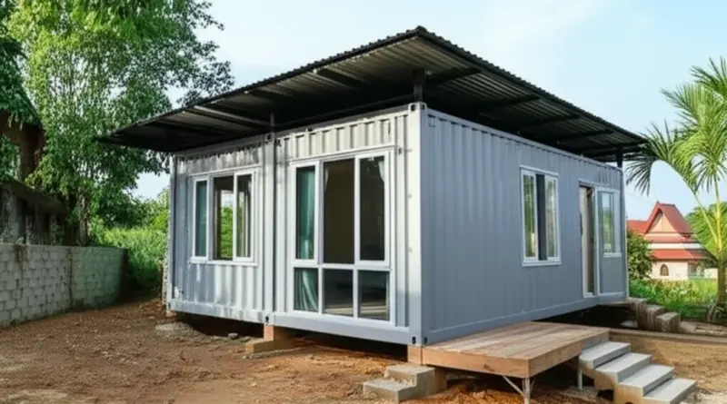 บ้านคอนเทนเนอร์ สกลนคร: คู่มือครบจบ ตั้งแต่แนวคิดออกแบบ ถึงการขออนุญาตและผู้รับเหมาในพื้นที่
