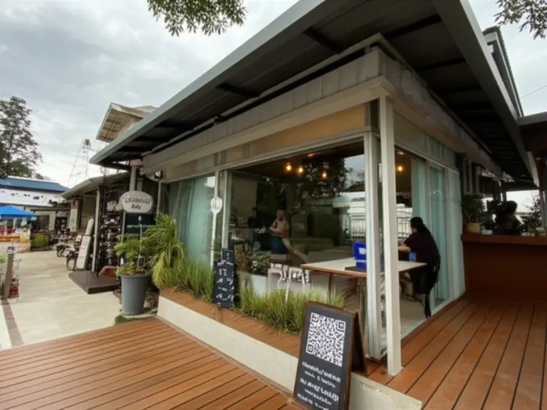 ร้านกาแฟน็อคดาวน์ อุดรธานี — บรรยากาศ คาเฟ่ ทำเล เวลาทำการ และการจองล่วงหน้า