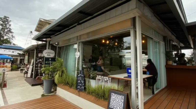 ร้านกาแฟน็อคดาวน์ อุดรธานี — บรรยากาศ คาเฟ่ ทำเล เวลาทำการ และการจองล่วงหน้า