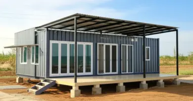ออกแบบและปรับแต่งบ้านคอนเทนเนอร์สำหรับภูมิภาคอีสาน: วัสดุกันร้อน ระบบระบายอากาศ และเคล็ดลับประหยัดพลังงาน