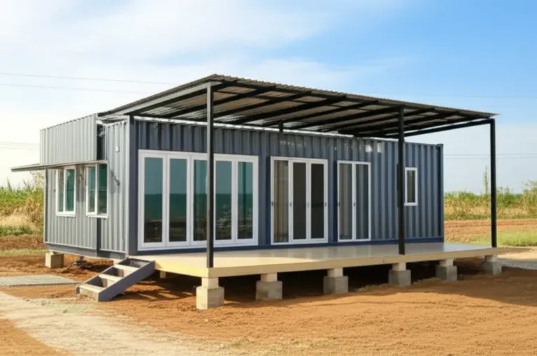 ออกแบบและปรับแต่งบ้านคอนเทนเนอร์สำหรับภูมิภาคอีสาน: วัสดุกันร้อน ระบบระบายอากาศ และเคล็ดลับประหยัดพลังงาน
