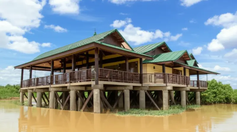 เลือกทำเลและการออกแบบสำหรับสภาพอากาศ-น้ำท่วมในหนองคาย