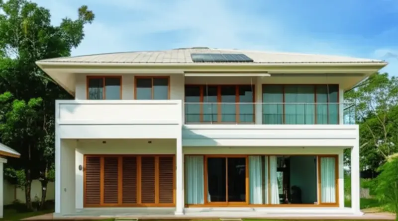 การออกแบบและปรับแบบให้เหมาะกับสภาพอากาศและที่ดินในร้อยเอ็ด (การวางทิศทางบ้าน, ระบบระบายความร้อน, วัสดุทนร้อน)