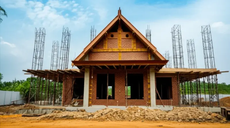 รับสร้างบ้าน อำนาจเจริญ: คู่มือเลือกผู้รับเหมาและขั้นตอนสร้างบ้านแบบครบวงจรสำหรับเจ้าของพื้นที่ท้องถิ่น