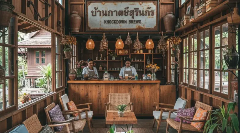 ทำความรู้จักร้านกาแฟน็อคดาวน์ สุรินทร์ — ประวัติ แนวคิด และจุดเด่นที่ทำให้ต้องแวะ