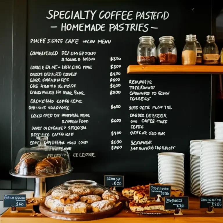 เมนูแนะนำและรีวิวรสชาติ — กาแฟพิเศษ ขนมโฮมเมด ตัวเลือกคนไม่ทานกาเฟอีน และราคาโดยประมาณ