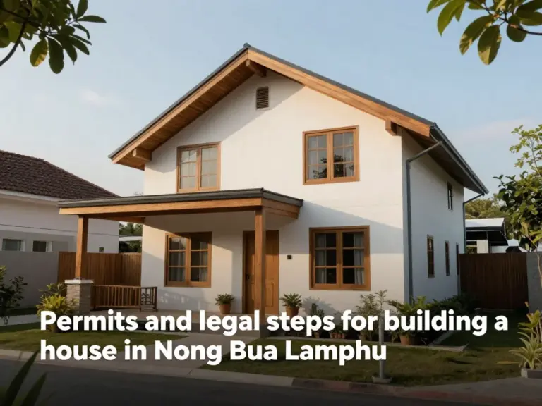 ขั้นตอนการขออนุญาตและกฎหมายที่ต้องรู้ในหนองบัวลำภูก่อนเริ่มสร้างบ้าน