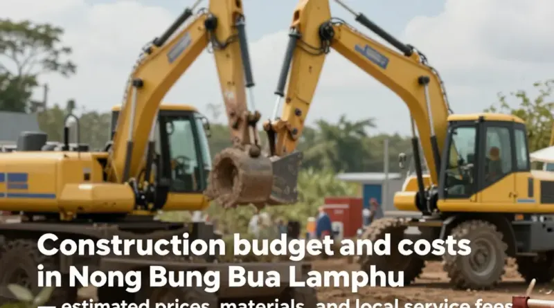 งบประมาณและต้นทุนก่อสร้างในหนองบัวลำภู: ประมาณราคา วัสดุ และค่าบริการท้องถิ่น