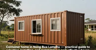 บ้านคอนเทนเนอร์ หนองบัวลำภู: คู่มือการเลือก-ออกแบบ-ติดตั้งและดูแลบ้านคอนเทนเนอร์อย่างคุ้มค่าสำหรับชาวหนองบัวลำภู