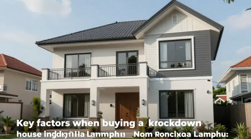 ปัจจัยสำคัญที่ควรพิจารณาเมื่อซื้อบ้านน็อคดาวน์ในหนองบัวลำภู (งบประมาณ วัสดุ ขนาด และสภาพที่ดิน)