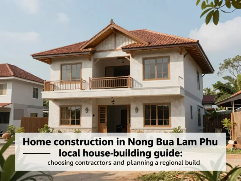 รับสร้างบ้าน หนองบัวลำภู: คู่มือครบถ้วนสำหรับการเลือกผู้รับเหมาและวางแผนสร้างบ้านในท้องถิ่น
