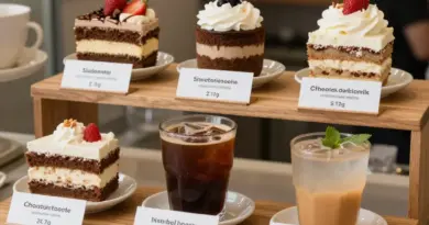 เมนูแนะนำและราคา: กาแฟซิกเนเจอร์ ขนมหวาน และเครื่องดื่มพิเศษสำหรับคนชอบของท้องถิ่น (พร้อมตัวเลือกเพื่อสุขภาพ/วีแกน)