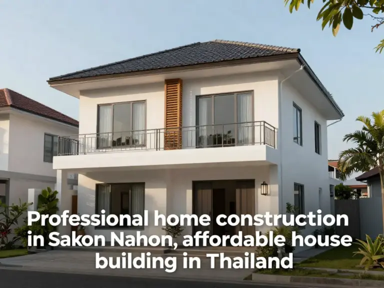 รับสร้างบ้าน สกลนคร: เลือกบริษัทรับสร้างบ้านมืออาชีพให้ได้บ้านสวย คุ้มค่า และตรงงบประมาณ