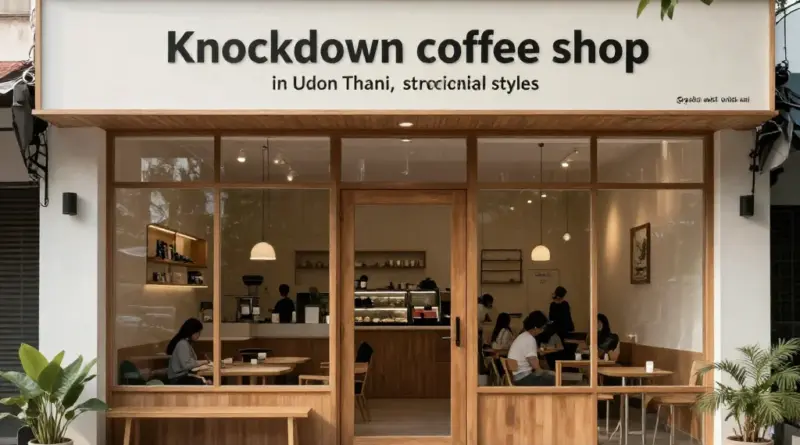 ร้านกาแฟน็อคดาวน์ อุดรธานี มีแบบไหนบ้าง ทั้งขนาด ดีไซน์ และฟังก์ชันที่ควรรู้