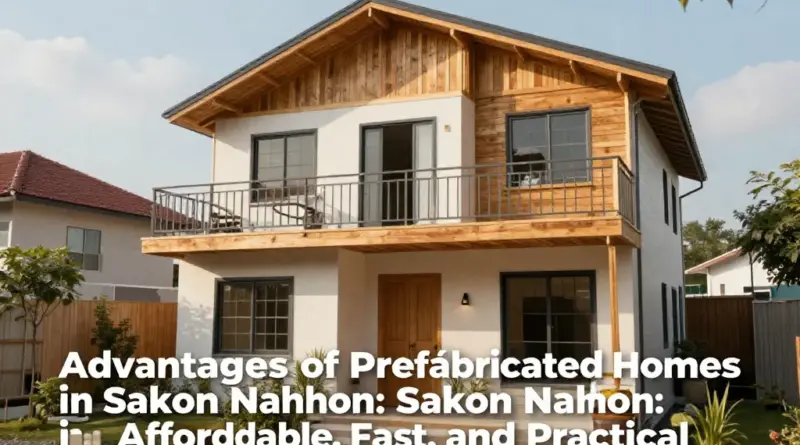 ข้อดีของบ้านสำเร็จรูปในสกลนคร ทั้งเรื่องราคา ความเร็ว และการใช้งานจริง