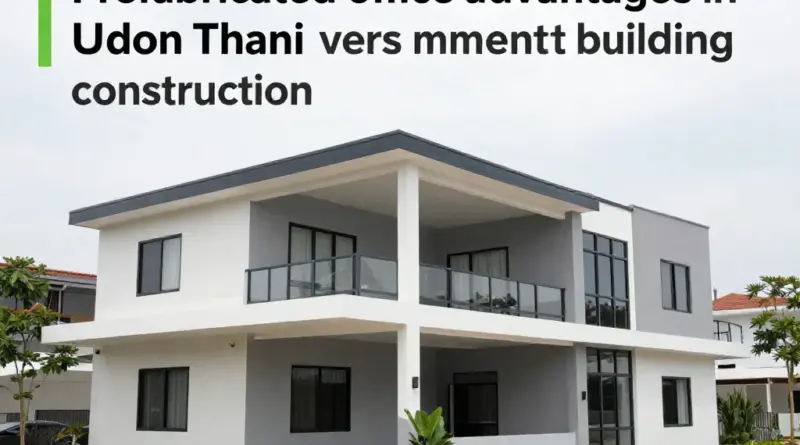 ข้อดีของออฟฟิศสำเร็จรูปในอุดรธานีเมื่อเทียบกับการสร้างอาคารถาวร