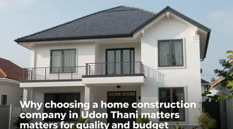 ทำไมการเลือกบริษัทรับสร้างบ้านในอุดรธานีจึงสำคัญต่อคุณภาพและงบประมาณ