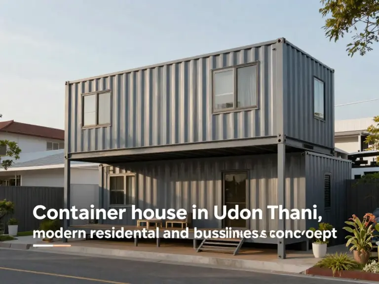 บ้านคอนเทนเนอร์ อุดรธานี คืออะไร? ทำไมถึงเป็นตัวเลือกยอดนิยมสำหรับบ้านพักอาศัยและธุรกิจในยุคนี้