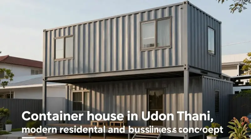 บ้านคอนเทนเนอร์ อุดรธานี คืออะไร? ทำไมถึงเป็นตัวเลือกยอดนิยมสำหรับบ้านพักอาศัยและธุรกิจในยุคนี้