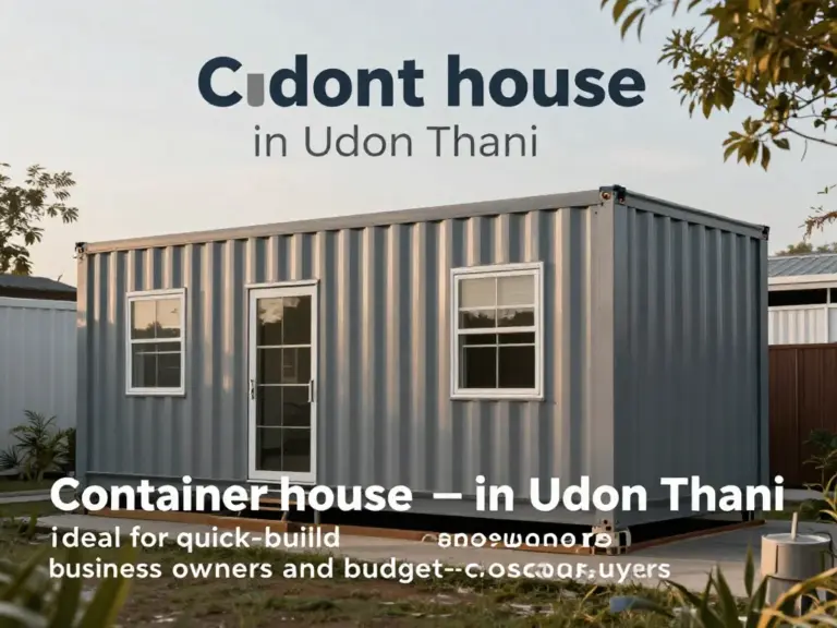 บ้านคอนเทนเนอร์ อุดรธานี เหมาะกับใคร: คนอยากสร้างบ้านเร็ว เจ้าของกิจการ และผู้ที่ต้องการประหยัดงบ