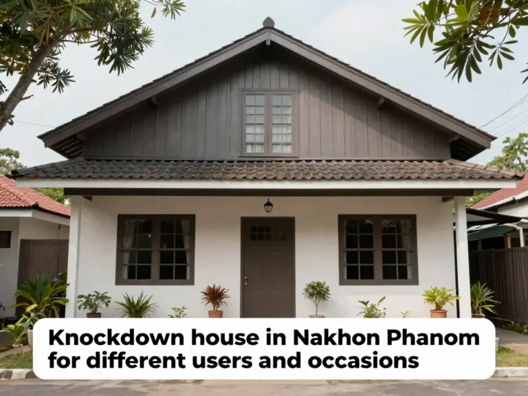 บ้านน็อคดาวน์ นครพนม เหมาะกับใคร และใช้ในโอกาสไหนได้บ้าง?