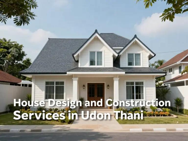 รับสร้างบ้านอุดรธานี: บริการออกแบบและก่อสร้างบ้านครบวงจรสำหรับเจ้าของบ้านในพื้นที่