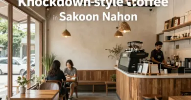 ร้านกาแฟน็อคดาวน์ สกลนคร: คู่มือค้นหาร้านกาแฟสไตล์น็อคดาวน์ที่น่านั่งและถ่ายรูปสวยในสกลนคร