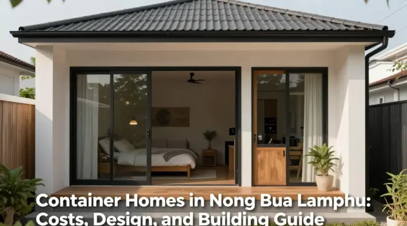 Container Homes in Nong Bua Lamphu: Costs, Design, and Building Guide