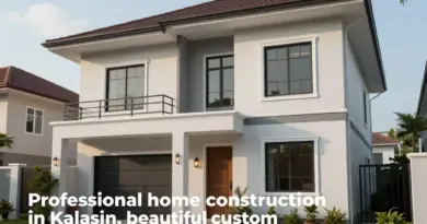 รับสร้างบ้าน กาฬสินธุ์ เลือกผู้รับเหมามืออาชีพ สร้างบ้านสวย คุ้มค่า และตรงงบประมาณ