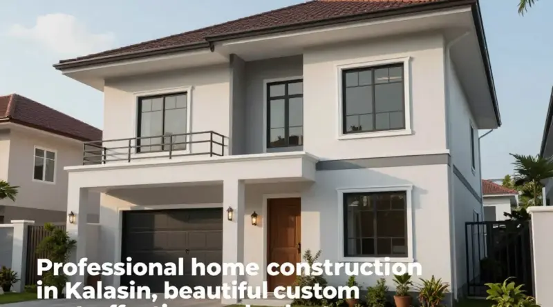 รับสร้างบ้าน กาฬสินธุ์ เลือกผู้รับเหมามืออาชีพ สร้างบ้านสวย คุ้มค่า และตรงงบประมาณ