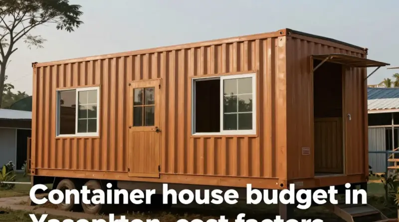 งบประมาณสร้างบ้านคอนเทนเนอร์ ยโสธร ต้องใช้เท่าไร? ปัจจัยที่มีผลต่อราคา