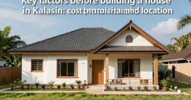 ปัจจัยที่ต้องพิจารณาก่อนสร้างบ้านในกาฬสินธุ์ เช่น ราคา วัสดุ และทำเลที่ดิน