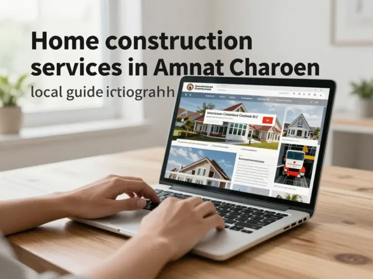 Home Building Services in Amnat Charoen: A Complete Local Guide