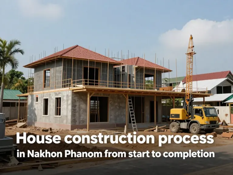 ขั้นตอนการสร้างบ้านในนครพนมตั้งแต่เริ่มต้นจนส่งมอบงาน