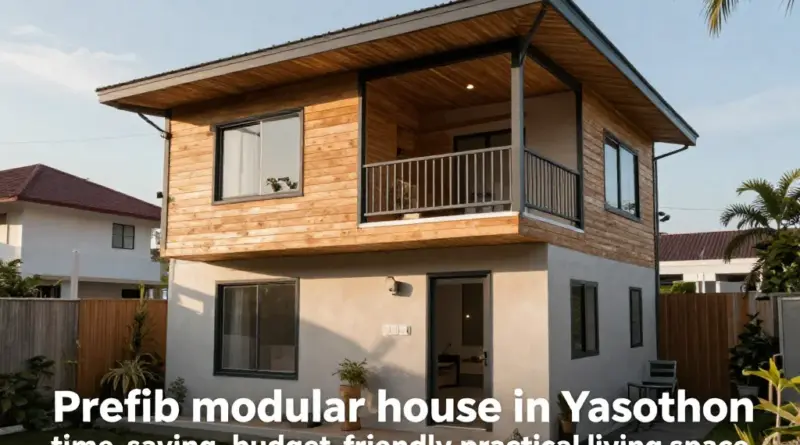 ข้อดีของบ้านน็อคดาวน์ในยโสธร: ประหยัดเวลา คุมงบ และเหมาะกับพื้นที่ใช้งานจริง