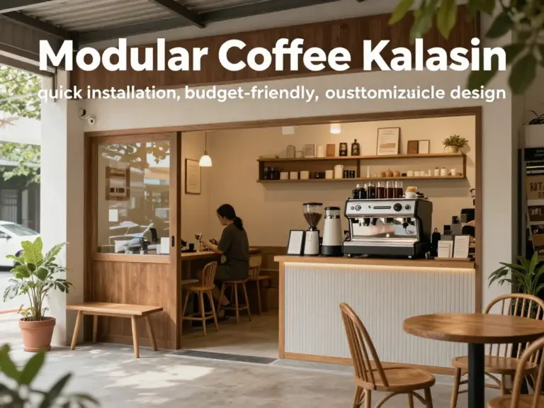 ข้อดีของร้านกาแฟน็อคดาวน์ในกาฬสินธุ์: ติดตั้งไว คุมงบง่าย และปรับแบบได้ตามสไตล์ร้าน