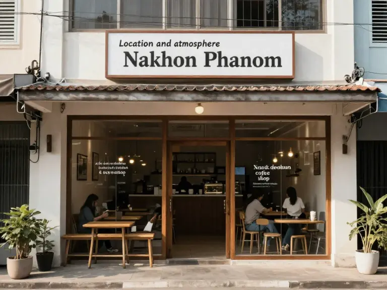 ทำเลและบรรยากาศของร้านกาแฟน็อคดาวน์ในนครพนม อยู่ตรงไหนและเหมาะกับใครบ้าง