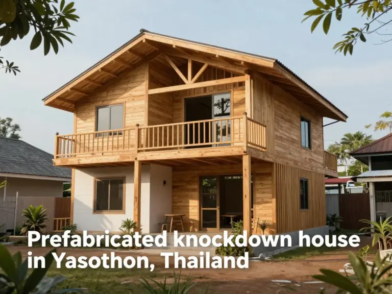 บ้านน็อคดาวน์ ยโสธร คืออะไร? ทำไมคนยโสธรถึงนิยมสร้างบ้านแบบนี้