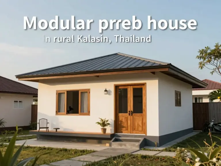 บ้านสำเร็จรูปคืออะไร และทำไมคนกาฬสินธุ์ถึงสนใจมากขึ้น