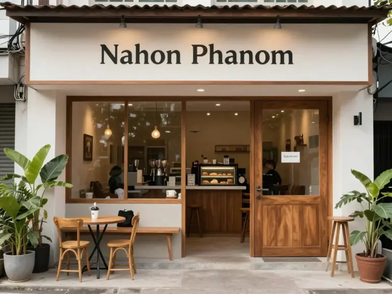 ร้านกาแฟน็อคดาวน์ นครพนม: แนะนำร้านกาแฟสไตล์น็อคดาวน์ที่น่าไปเช็กอินที่สุดในเมือง