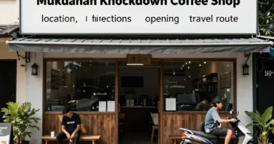 ร้านกาแฟน็อคดาวน์ มุกดาหาร อยู่ที่ไหน? วิธีค้นหาเส้นทาง เวลาเปิด-ปิด และการเดินทาง