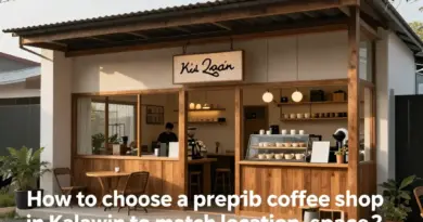 วิธีเลือกร้านกาแฟน็อคดาวน์ กาฬสินธุ์ ให้เหมาะกับทำเล ขนาดพื้นที่ และงบประมาณ
