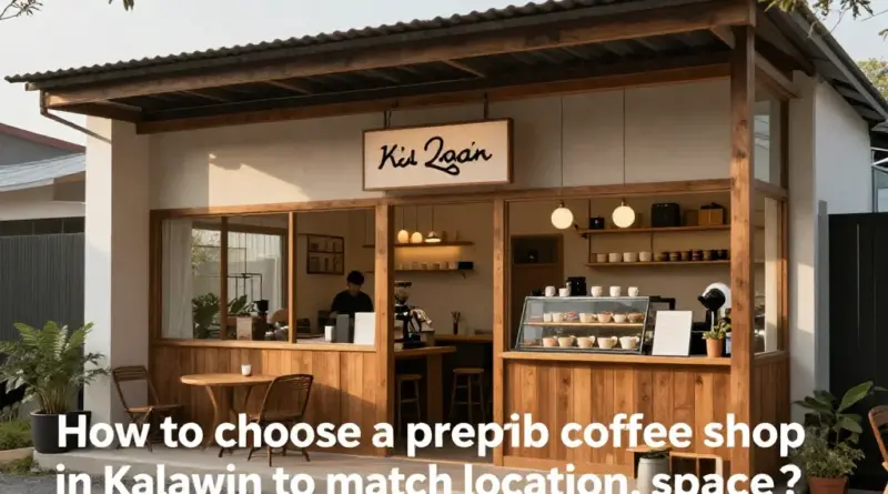 วิธีเลือกร้านกาแฟน็อคดาวน์ กาฬสินธุ์ ให้เหมาะกับทำเล ขนาดพื้นที่ และงบประมาณ