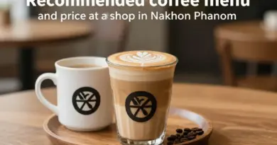 เมนูแนะนำและราคากาแฟของร้านกาแฟน็อคดาวน์ นครพนม มีอะไรน่าลอง